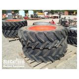 (2) 460 / 85R 38 Kubota Tire and Rims
