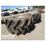 (2) 900/65R32 Good Year Combine Tires and Rims