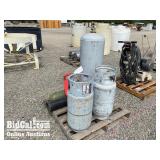 (5) Small Forklift Propane Bottles