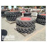 (2) 380 / 85R 28 Kubota Tire and Rims