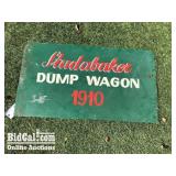 1910 Studabaker Dump Wagon Sign