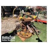 Assorted Wagon Wheels and Pieces