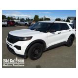 (DMV) 2021 Ford Explorer Police Interceptor SUV