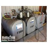 Blue Tanks with Pumps