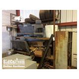 Contents of Steel Shelves Including Tires, Seats,
