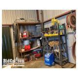 (2) Racks and Contents in North East Corner