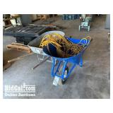 Assorted Wheel Barrow and Cords