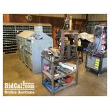 Work Bench with Hydraulic Press and More