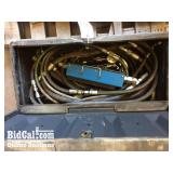 Hydraulic Flow Meter and assorted air hose