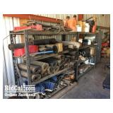 Racks and Cabinet with Contents, Pads, Brushes, an