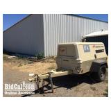 (DMV) Insergoll-Rand 185 Generator Trailer