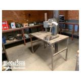 Work Table with Arbor Press