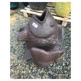 Vietnamese Rustic Ceramic Koi Fish