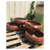 (5) Adobe Red Low Bowls