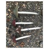(4) Larger Ceramic Garden Mushrooms (Shroomyz)