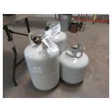 (3) Assorted Propane Tanks