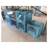 (7) Milk Crates