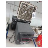 RCA 5 Disc Stereo & Fan