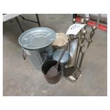 Fireplace Tools & Garbage Cans