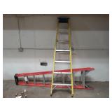 (2) Assorted Fiberglass Ladders