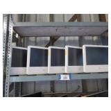 (5) White Mac Monitors