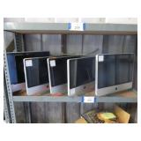 (5) Silver Mac Monitors