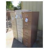 (3) Filing Cabinets