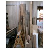 Lumber & Wooden Sawhorses