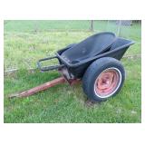 Wheeled Yard Cart with hitch