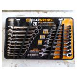 Gear Wrench Set SAE & Metric - 20 pc