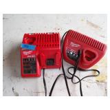 Milwaukee M12 & M18 chargers
