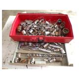 Toolbox & contents - sockets, hardware