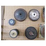 Saw blades, cut-off wheels, grinding wheels,