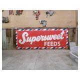 Supersweet Feeds 8 ft x 3 ft Vintage Sign