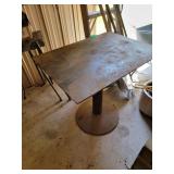 Steel fabrication table