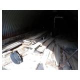 Contents of shed, mostly lumber
