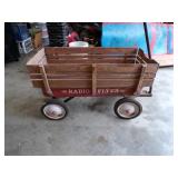 Wood side Radio Flyer Wagon