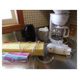 Coffee Pot, Can Opener, Seal-a-meal, Mixer