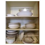 Corelle Ware - Contents of Cabinet