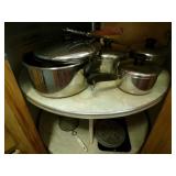 Pots, Pans, Contents of Cabinet
