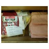 Tablecloth, napkins, placemats, dishtowels