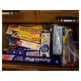 Cling film, Alum Foil, Wax paper, Storage Bags