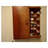 Wall Mounted Sewing/Spool Cabinet