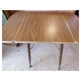 MCM Drop Leaf Table w/ Hairpin Legs 24x36