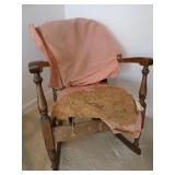 Old Rocking Chair ready for reupholstery