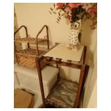 Plant Stand, Woven Shelf/Storage Wall Unit,