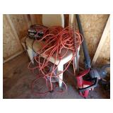 Electric Hedge Trimmer, Toro Leaf Blower, Battery