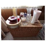 Woven Storage Basket, Vases, Candles, Puzzles