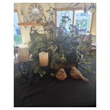 Table centerpiece and birds