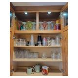 Glassware - Contents of Cabinet